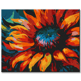 Sunflower Blossom Painting by Numbers - Shipping from DE